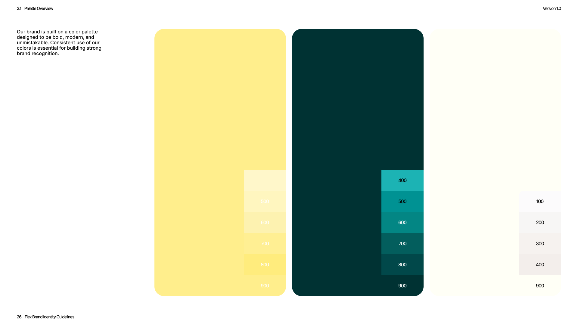 Crebit color palette